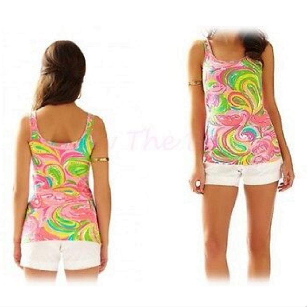 Lilly Pulitzer- All Nighter Tabbie Tank